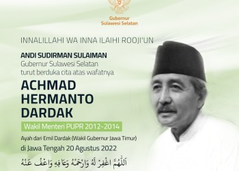 Ayah Wagub Jatim Meninggal Dunia, Gubernur Andi Sudirman Sampaikan Duka Cita Mendalam