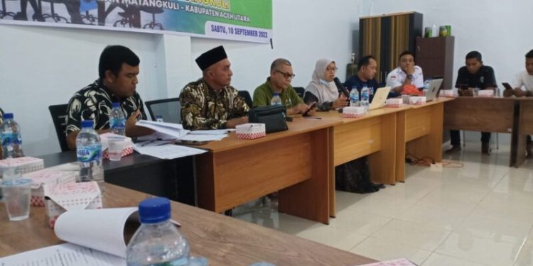 Badan Usaha Milik Gampong Jaya Bersama Gampong Keude Matangkuli Kab. Aceh Utara melakukan Musyawarah Pengurus dan Review Kelembagaan BUMDes