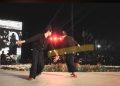 SSBTK menampilkan tari kolosal Topi Le'leng dan Pabbitte Passapu pada event Makassar International Eight Festival