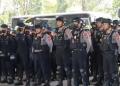Polrestasbes Makassar siapkan personil pengamanan untuk mengawal demonstrasi yang akan digelar mahasiswa di setiap titi yang di Makassar