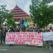 mahasiswa yang tergabung dalam "Aliansi Mahasiswa Sulawesi Selatan" menggelar aksi menolak perpanjangan kontrak karya PT. Vale Indonesia
