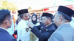 Bupati Andi Utta Kukuhkan Pengibar Bendera Pusaka di HUT RI ke 77
