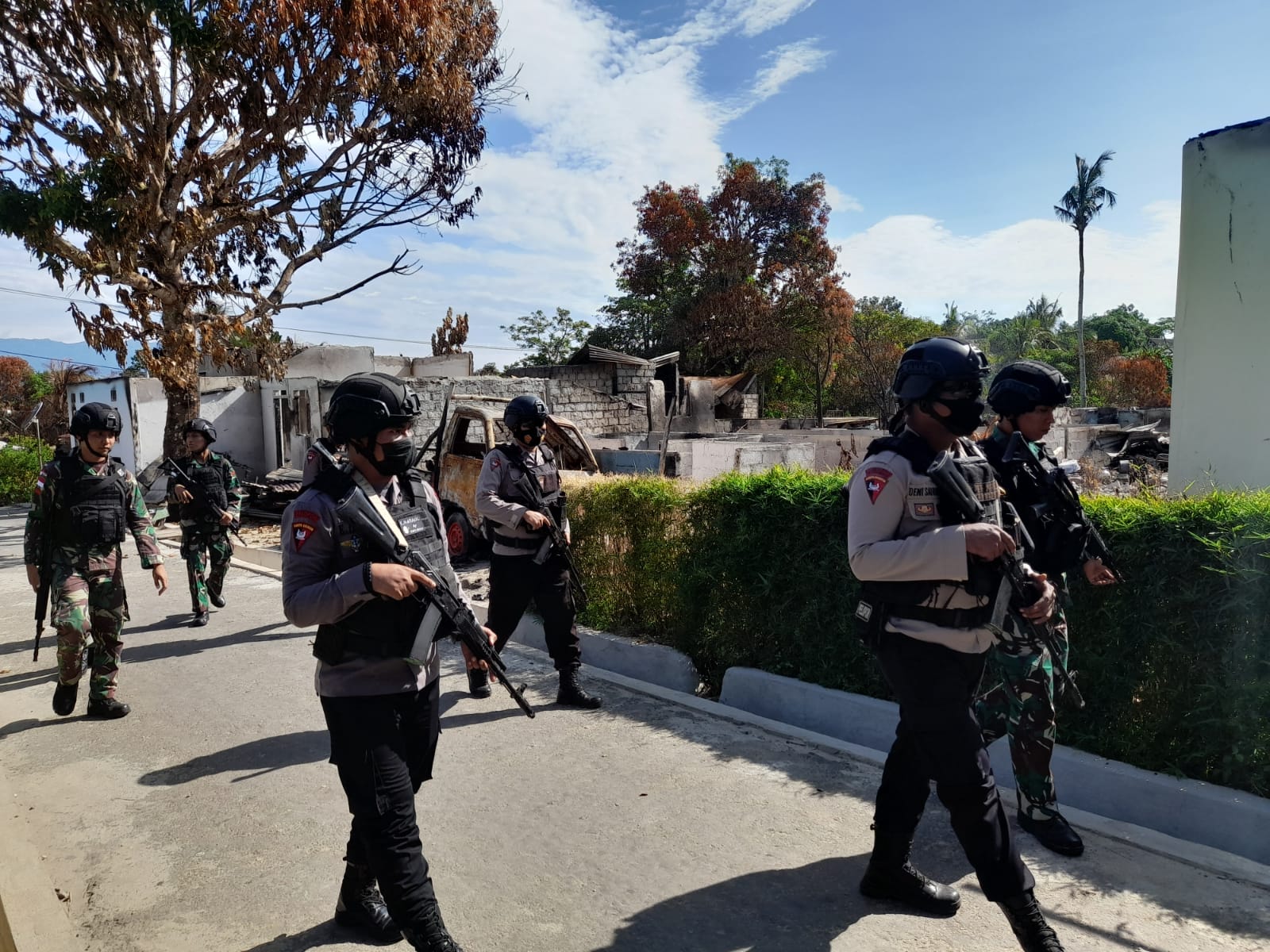 Patroli Keamanan Ditingkatkan di Kawasan Konflik Desa Pelauw dan Desa kariuw