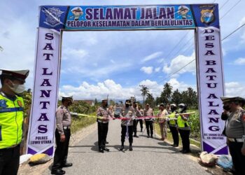 Kampung Tertib Lalu Lintas Diresmikan Kapolres Lutra, Ini Tujuannya